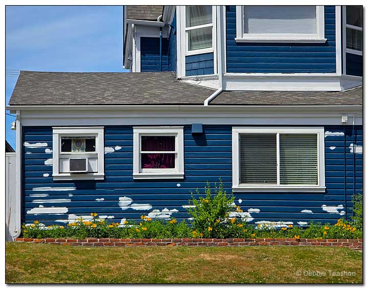 House with primer clouds