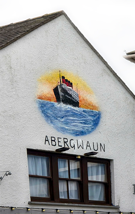 Abergwaun mural