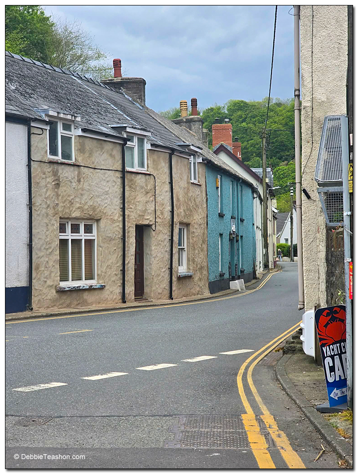 Fishguard's Narrow Streets and Row Houses