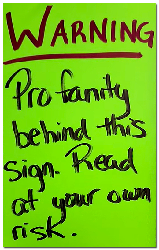 Warning Sign